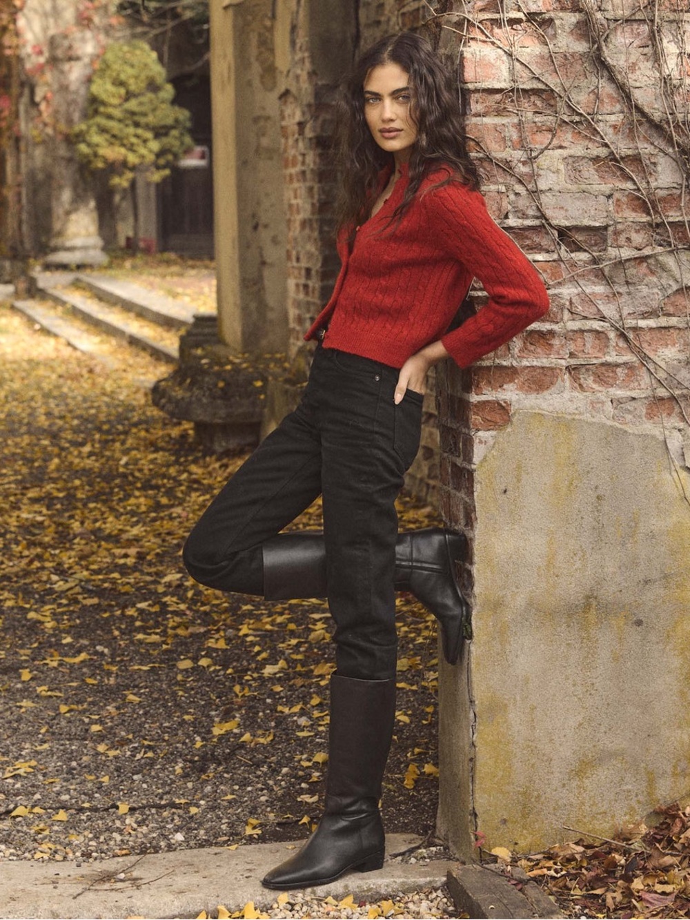 DOEN PENROSE CARDIGAN -- CERISE NWT - Picture 2 of 8